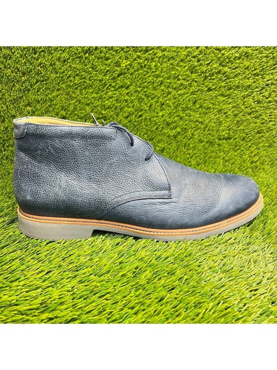 Cole Haan Grand OS Great Jones Mens Size 12M Blue Casual Leather Chukka Boots